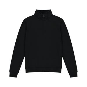 Kustom Kit Heren sweatshirt met kwart ritssluiting regular