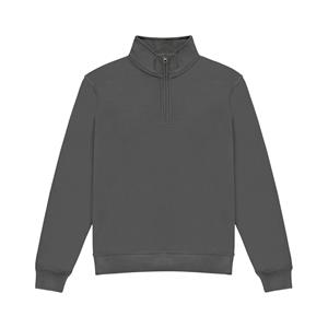 Kustom Kit Heren sweatshirt met kwart ritssluiting regular