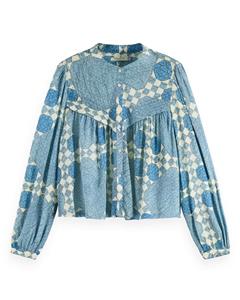 Scotch & Soda Pintuck Blouse Dames
