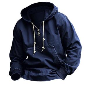 FEGKZLI Fashion Heren herfsthoodies sweatshirts casual capuchon voor heren lentejassen S zwart