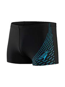 Speedo - Eco Aquashort - Medley Logo - Zwart - Blauw