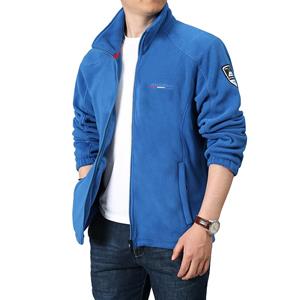 EG76LD Heren losse vestjas Lente en herfst fleece trui voor jonge en middelbare leeftijd Heren polar fleece trui L legergroene kleur
