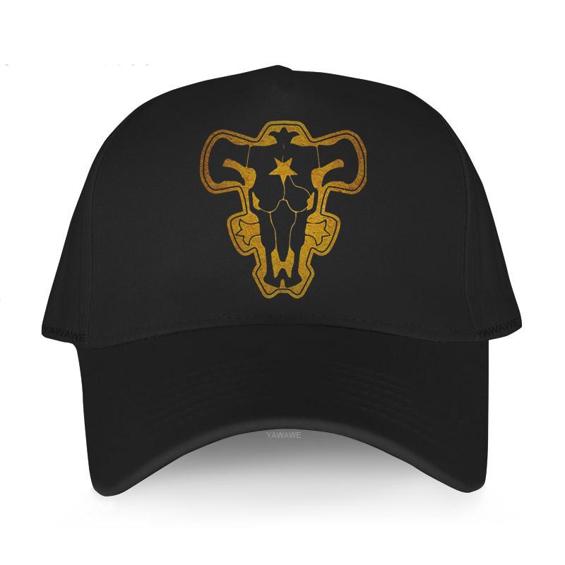 91440604MAC1QTP34F Outdoor Baseball Cap Zwart Katoenen Hoeden Cover Bulls Awesome Japanse Anime Manga Asta Man Vrouwen Zomer Hip Hop Caps zonnehoed Adjustable