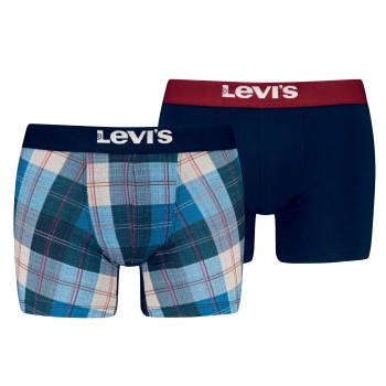 Levis 2 stuks Plaid Aop Boxer Brief 