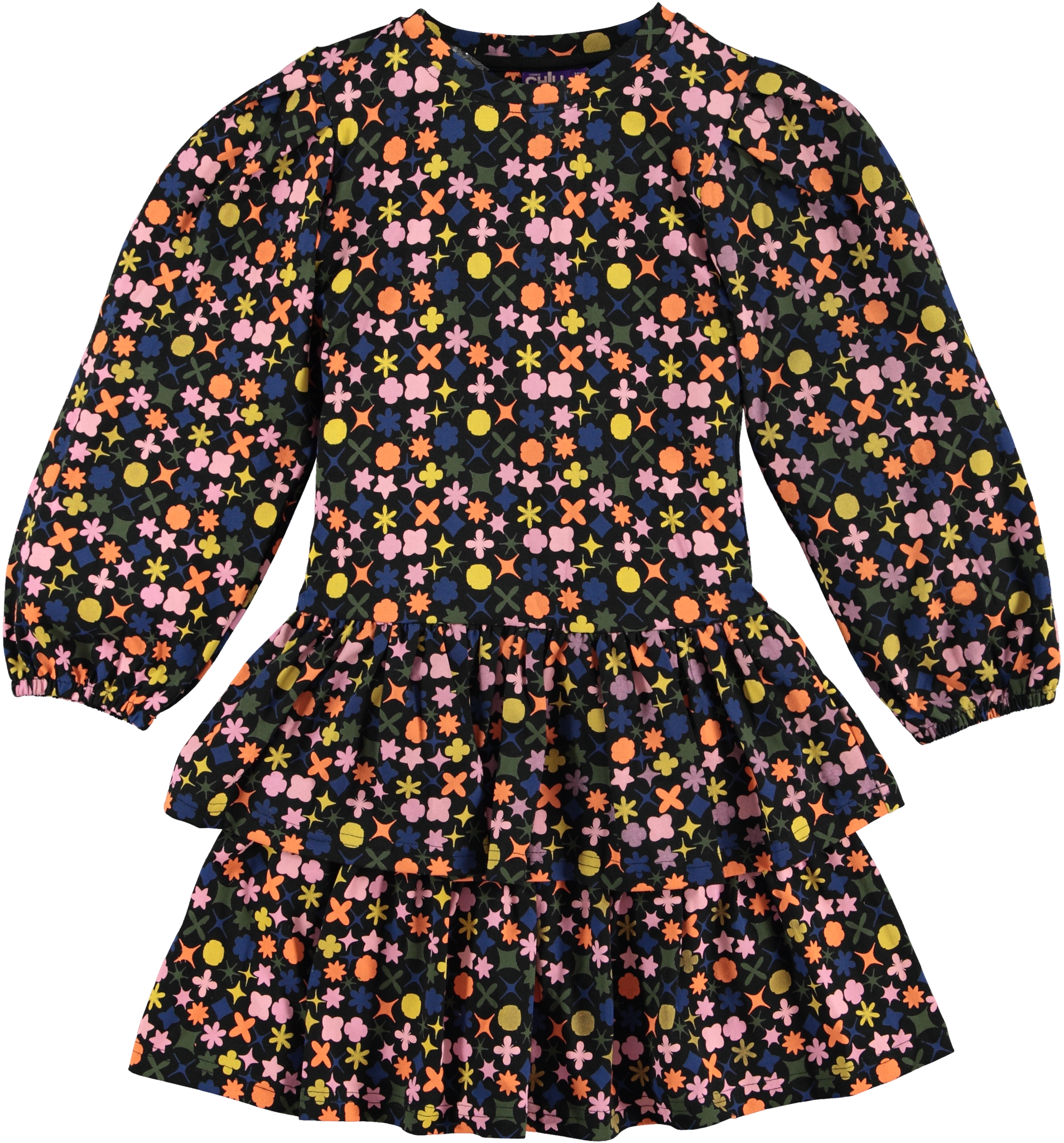 O'Chill Meisjes jurk - Teddie - Zwart