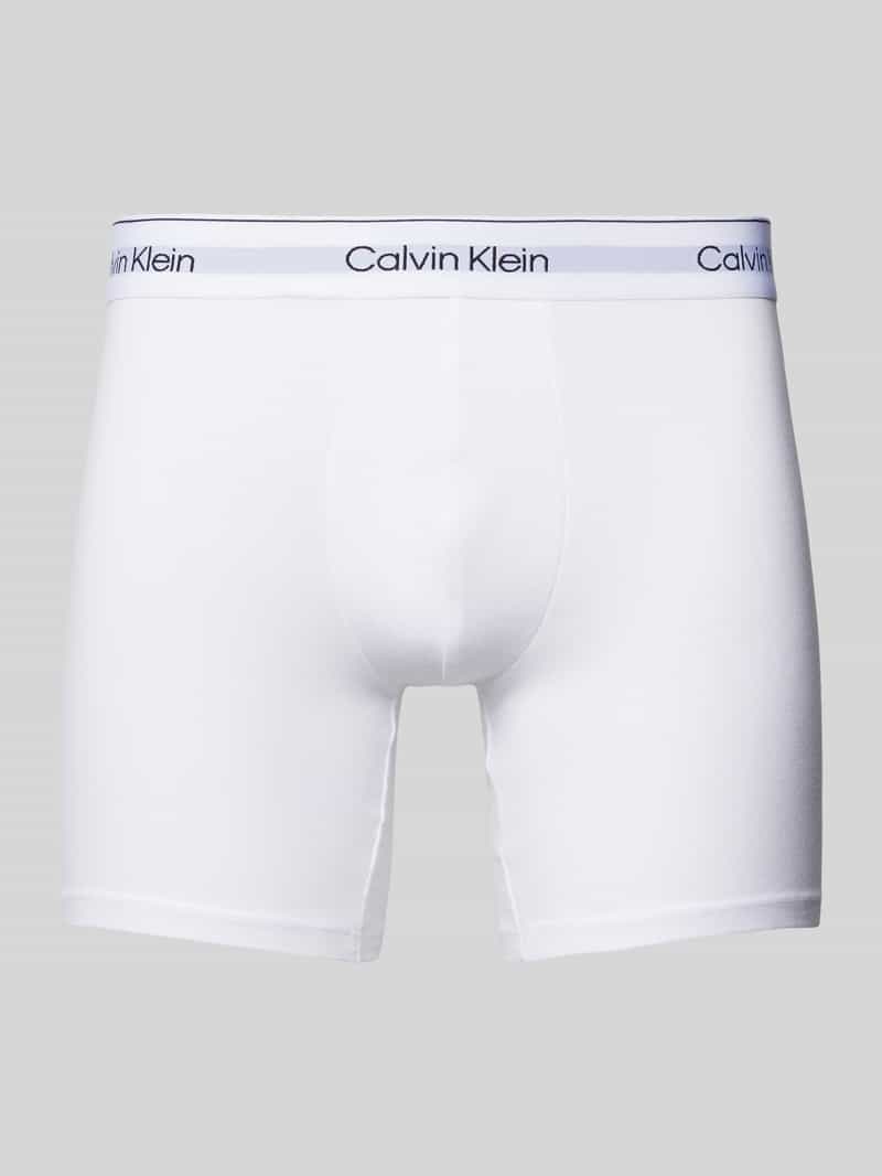 Calvin Klein Underwear Boxershort met band met label in een set van 3 stuks