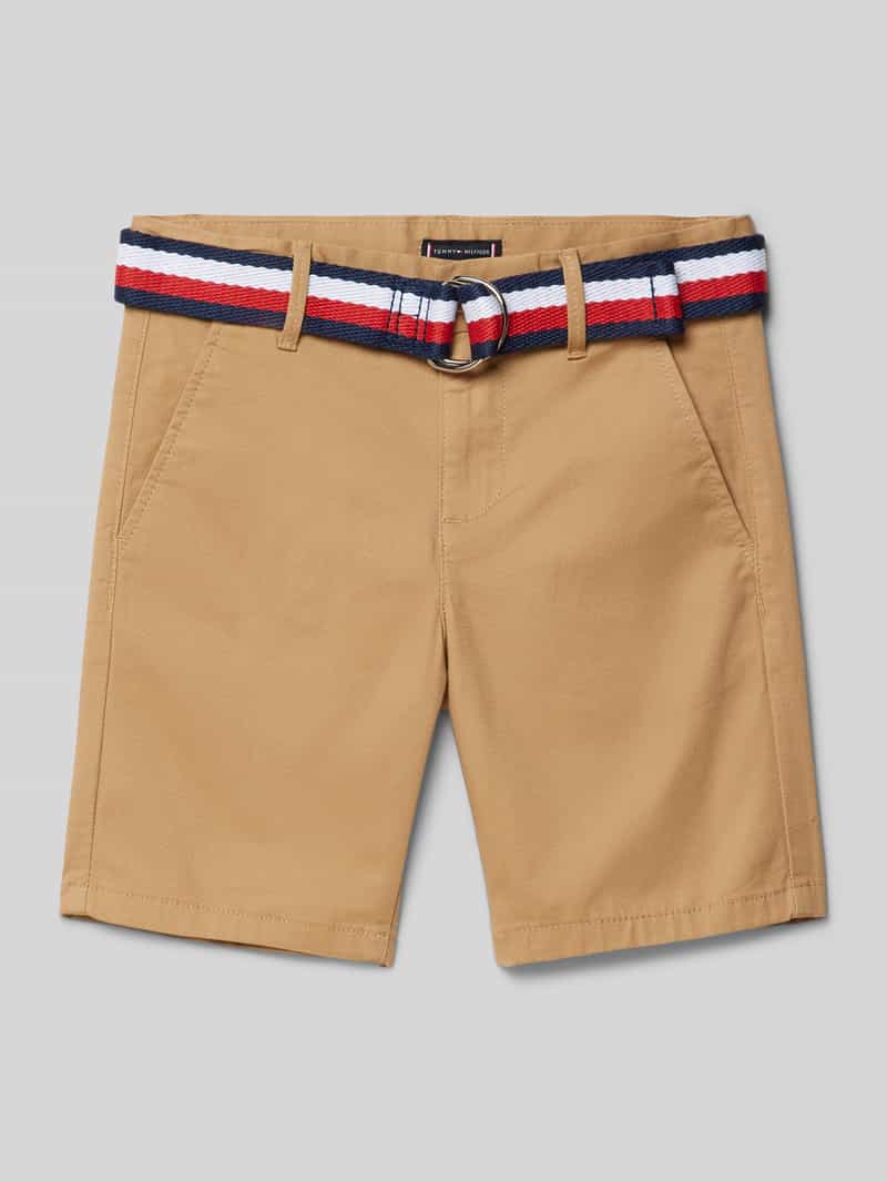 Tommy Hilfiger Chino-short WOVEN BELTED SHORTS Kinderen tot 16 jaar