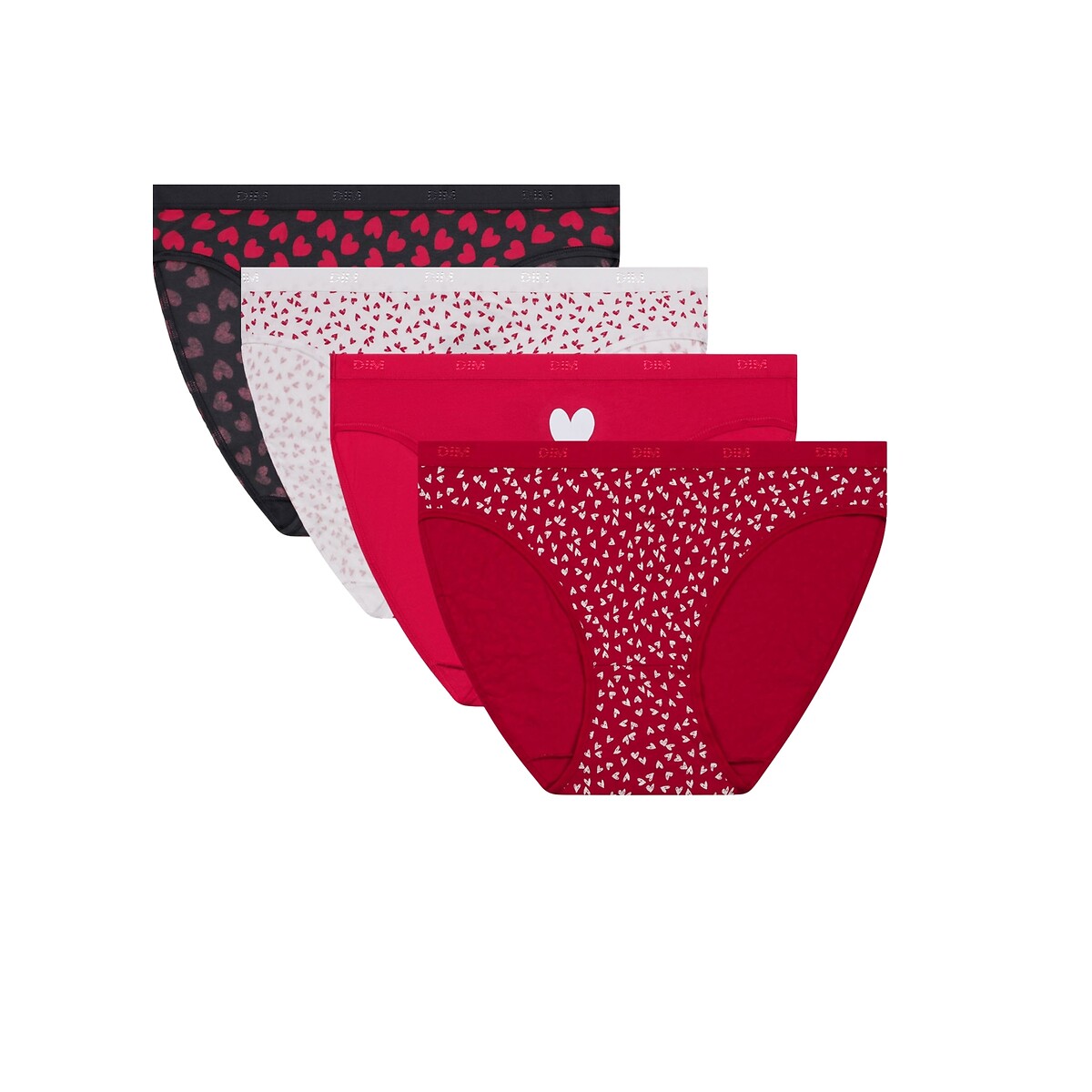 DIM Set van 4 slips coton Pocket