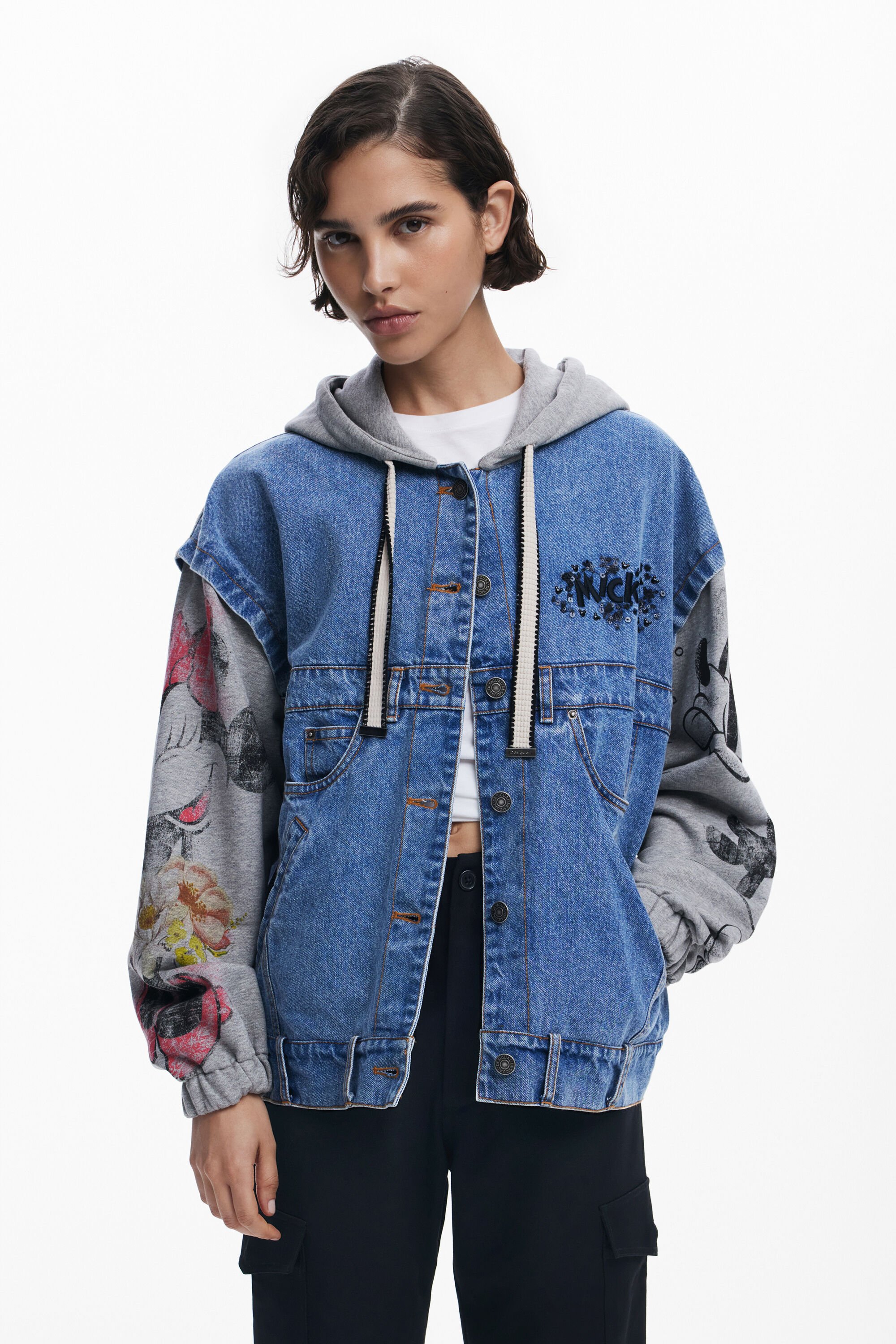 desigual Mickey Mouse™ spijkerjack - BLUE
