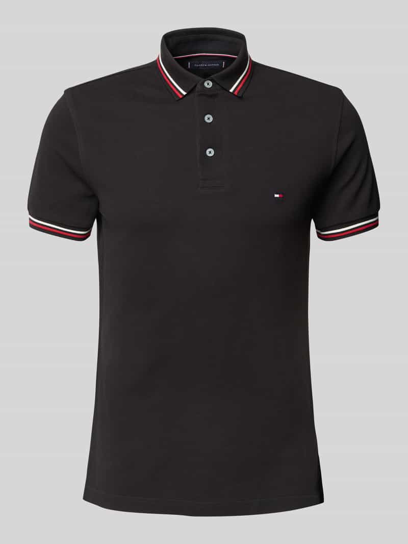 Tommy Hilfiger Slim fit poloshirt met logostitching