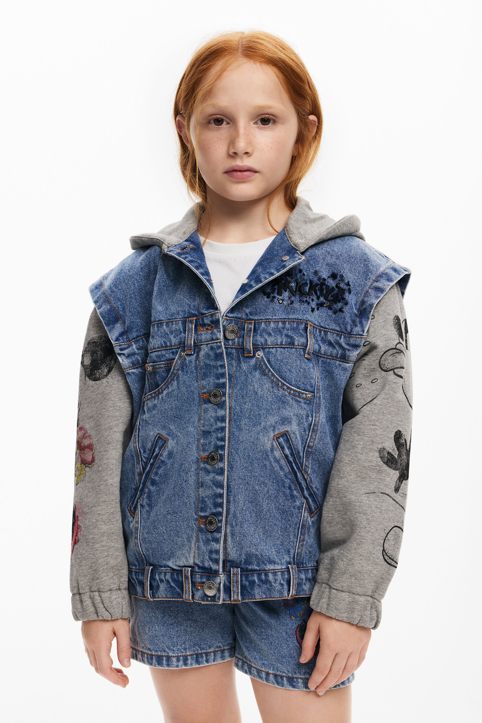 desigual Gecombineerd spijkerjack - BLUE