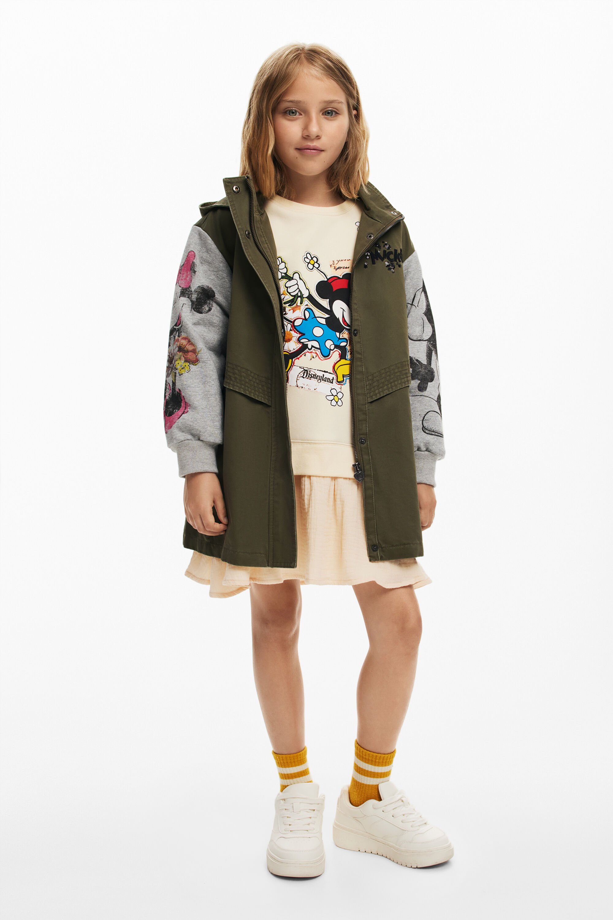 desigual Disney™ gecombineerde parka - GREEN