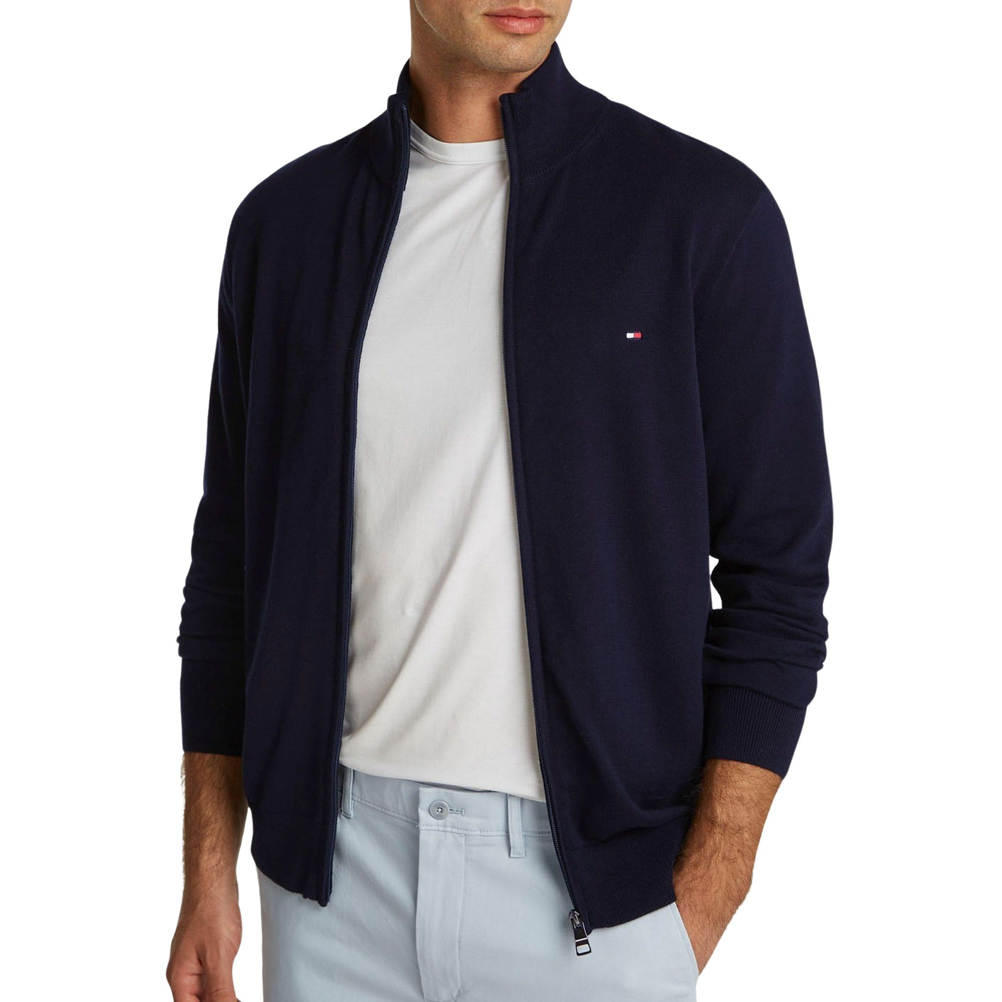 Tommy Hilfiger Essentialock Neck Zip Vest Heren