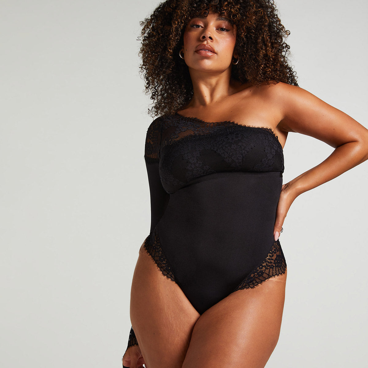 Hunkemöller Azalea bodystocking, zwart