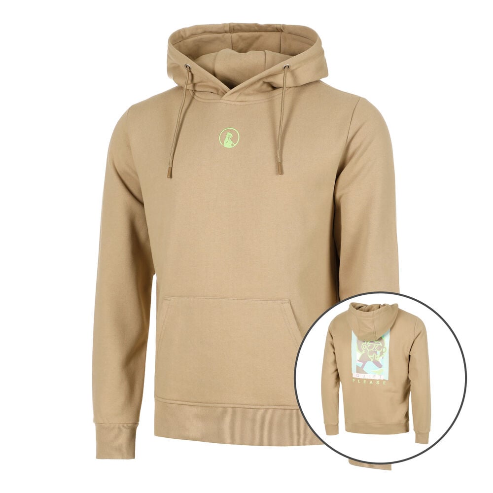 quietplease Quiet Please Wild Collage Sweater Met Capuchon Heren