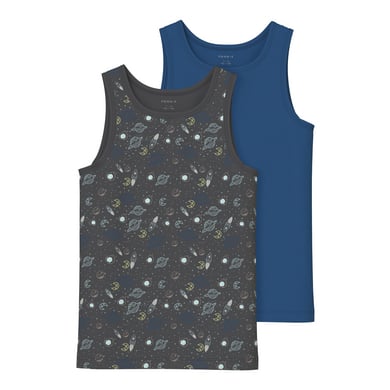 name it Tanktop 2-pack Gesmeed ijzer