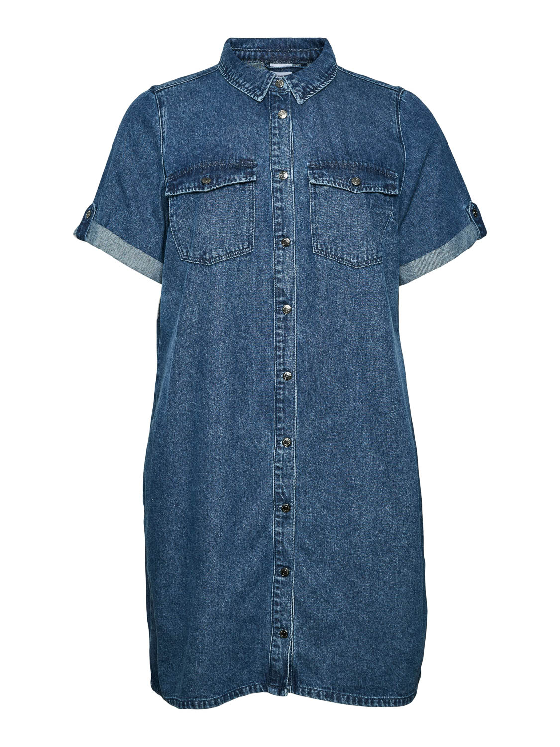 veromoda Vero Moda Vmcjennie Ss Short Denim Dress Ga C:
