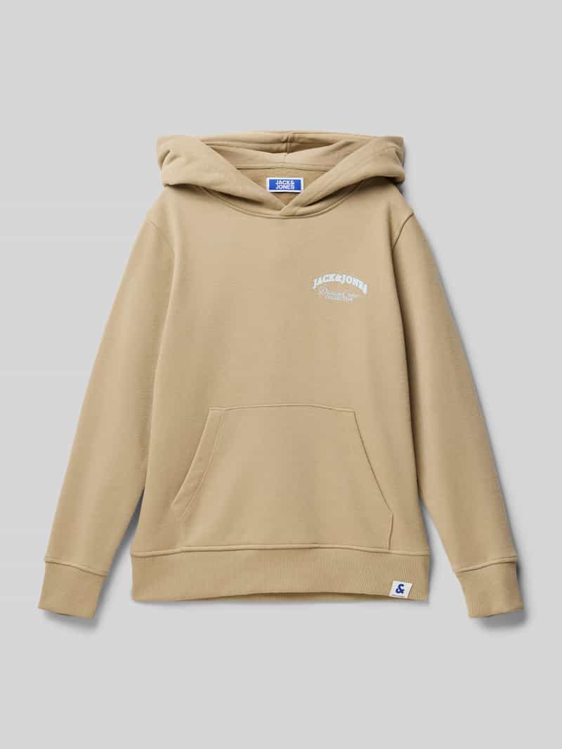 Jack & jones Comfort fit hoodie met labelprint