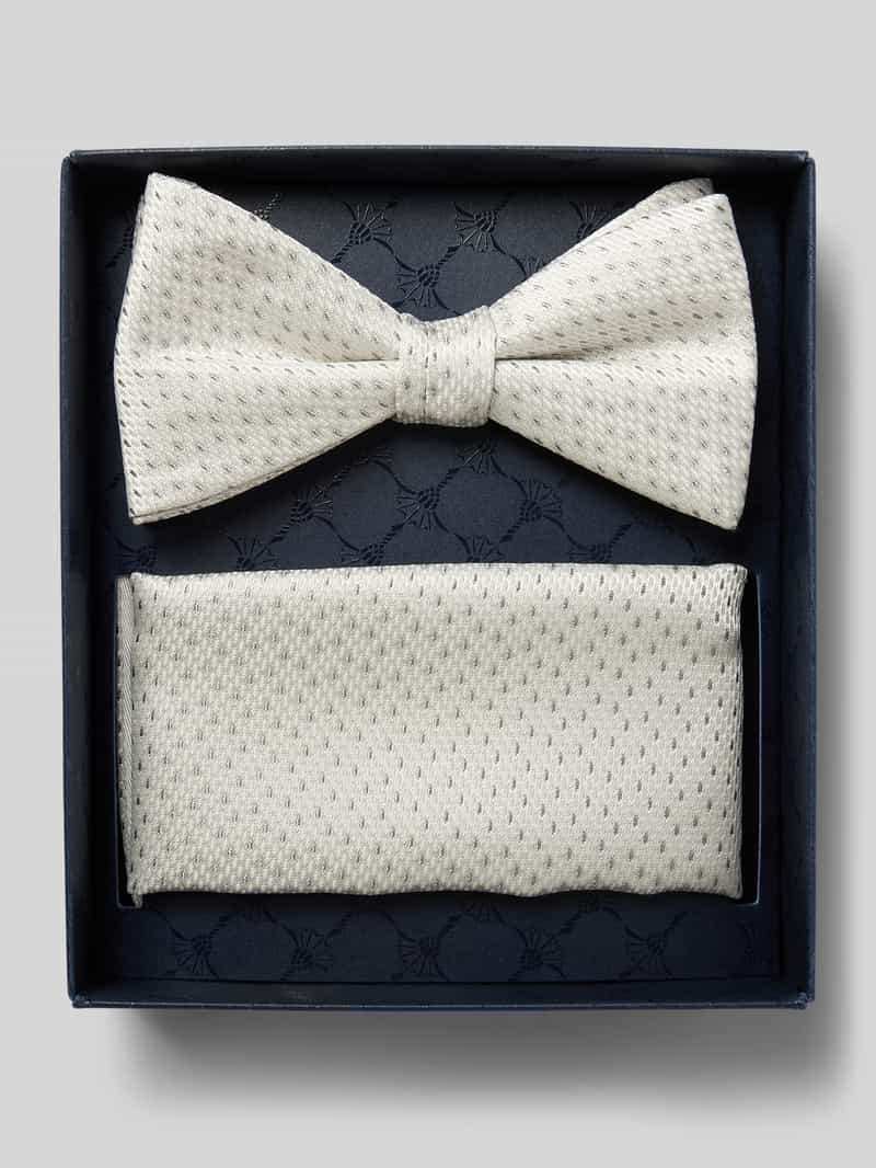 JOOP! Collection Strik en pochet in een set met verstelbare kraagwijdte