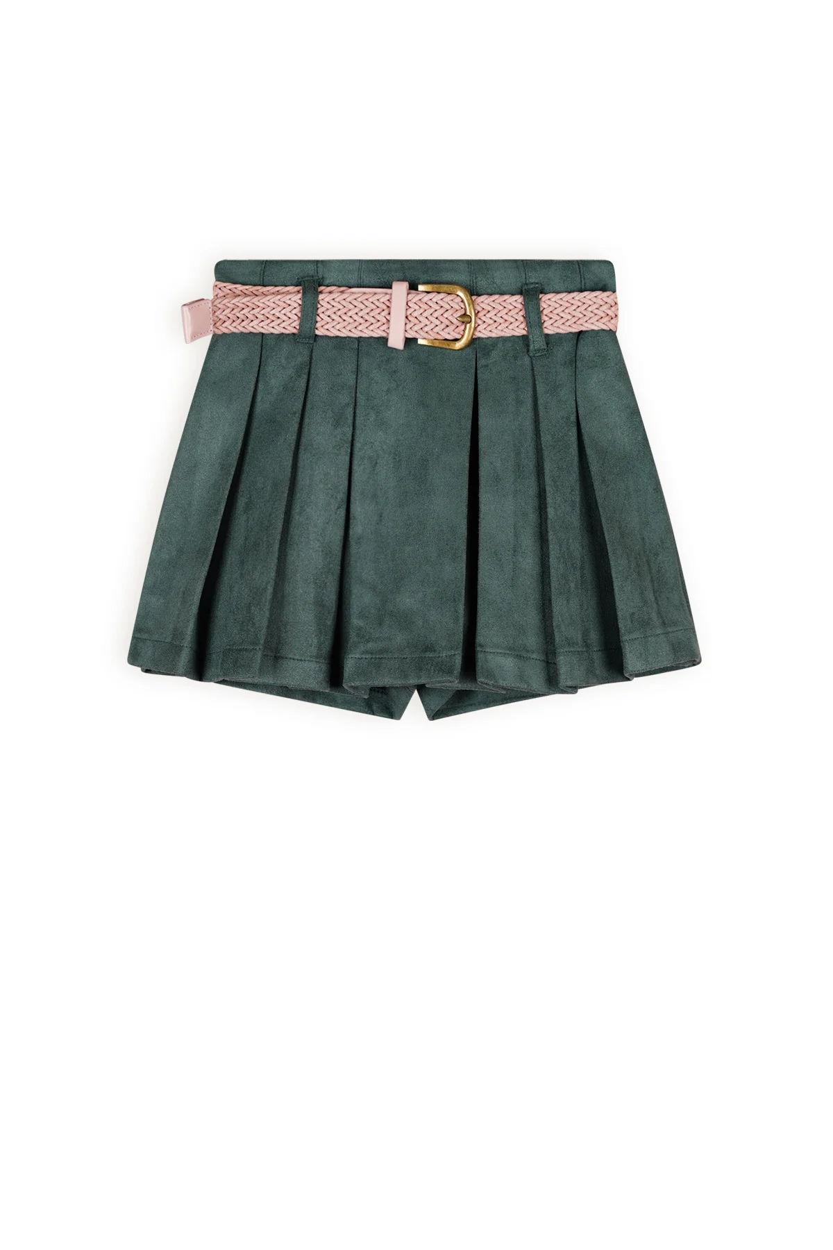 NoNo Meisjes broek / rok suede met riem sella bushy