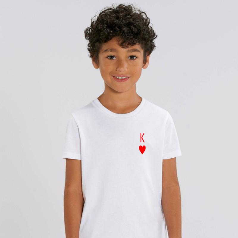 Le Roi du Tshirt Tshirt Enfant KING 2 ans wit