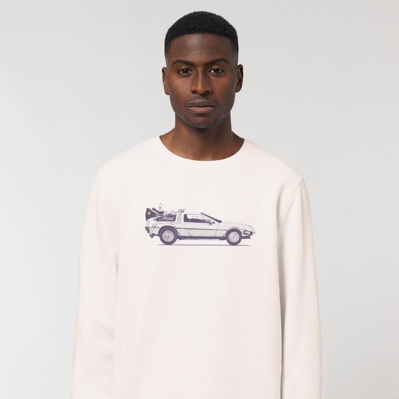 Le Roi du Tshirt Sweat Homme - DELOREAN XS