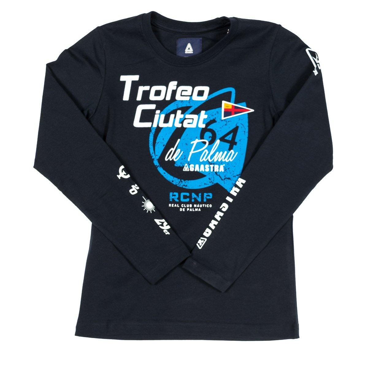 Gaastra Jongens T-shirt met lange mouwen en ronde hals 44743941 140 blauw