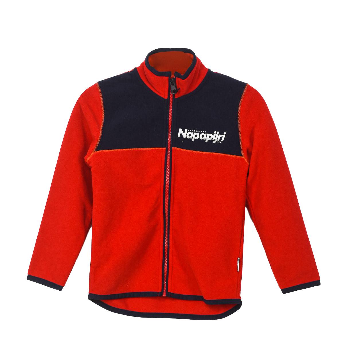 Napapijri GA4EPQ Fleece Sweatshirt met Ritssluiting voor Jongens 8 AÑOS rood