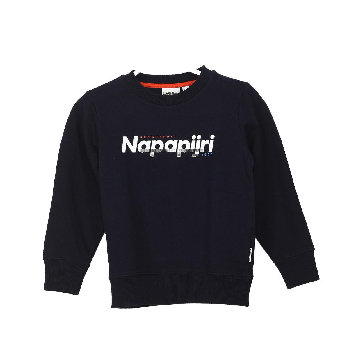 Napapijri GA4EQ6 Crew Neck Sweatshirt voor jongens 8 AÑOS zwart