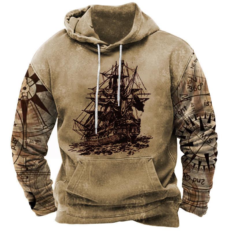 Bobby3 Amerikaanse Vintage Heren Hoodie Winter Oversized Hooded Sweatshirt Casual Heren Kleding Dagelijkse Basics Streetwear Mannen Harajuku tops L
