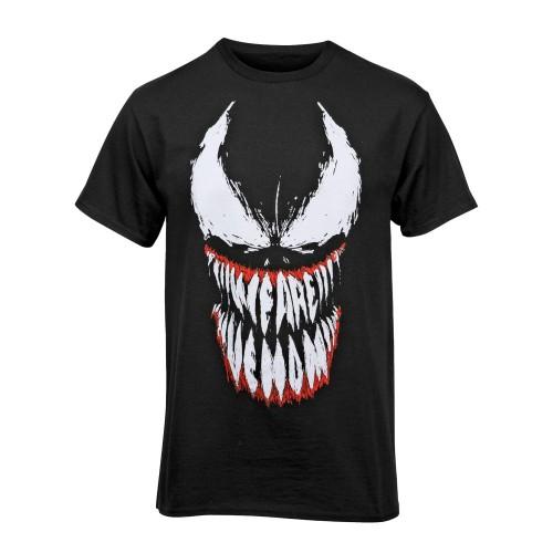 Marvel Boys Spider Man Venom tanden gezicht T-shirt 9-11 Years zwart