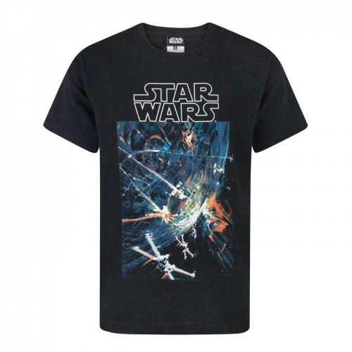 Star Wars jongens Death Star T-shirt 3-4 Years zwart