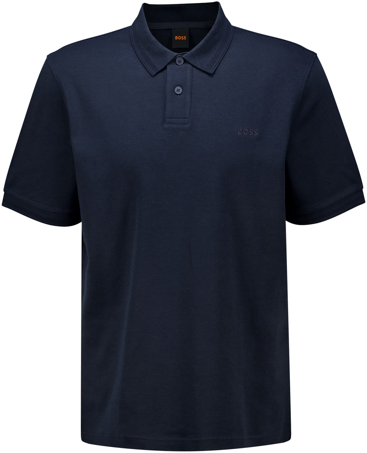 Boss Orange Polo Interlock Blauw heren