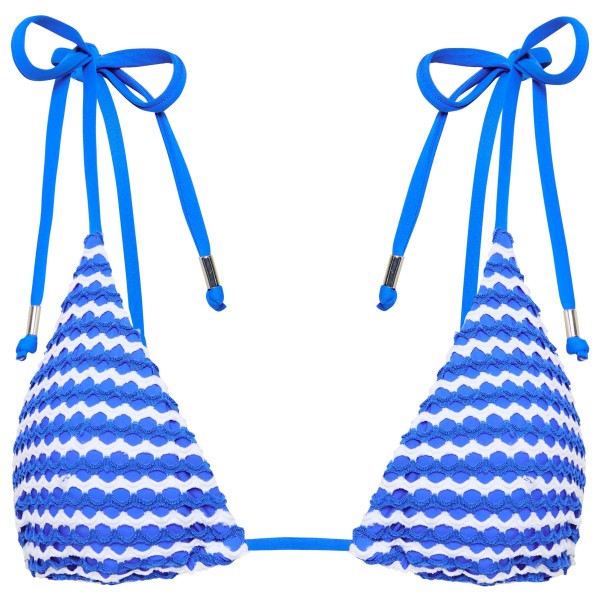 Seafolly - Women's Mesh Effect Slide Tri - Bikinitop, blauw