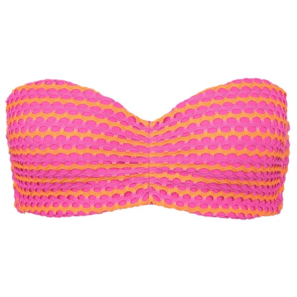 Seafolly - Women's Mesh Effect Bustier Bandeau - Bikinitop, roze