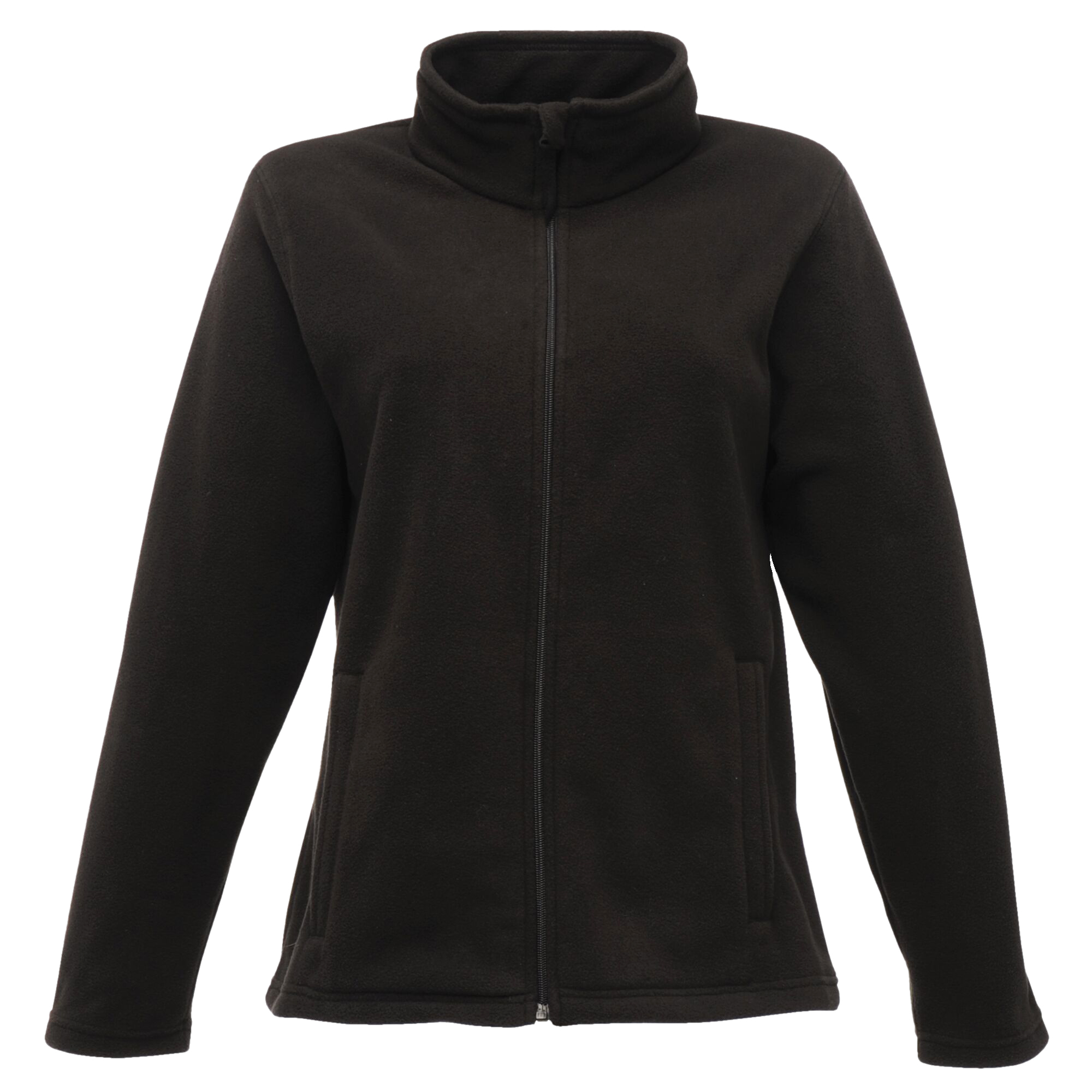 Regatta Dames/dames Full-Zip 210 Series Microfleece Jasje (Zwart)