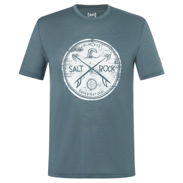 super.natural - Salt & Rock Tee - Merinoshirt, grijs