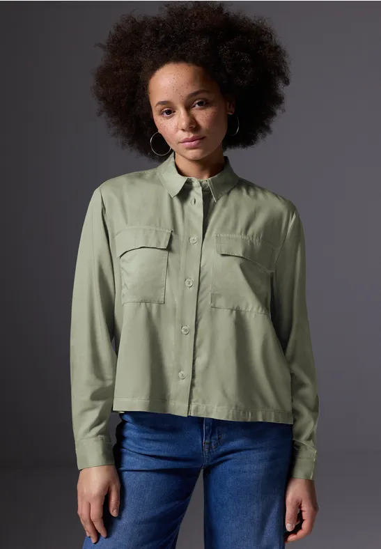 Street One Studio Overhemdblouse met borstzakken