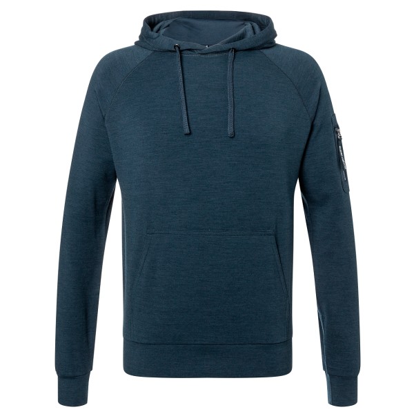 super.natural - Favourite Pocket Hoodie - Merinohoodie, blauw