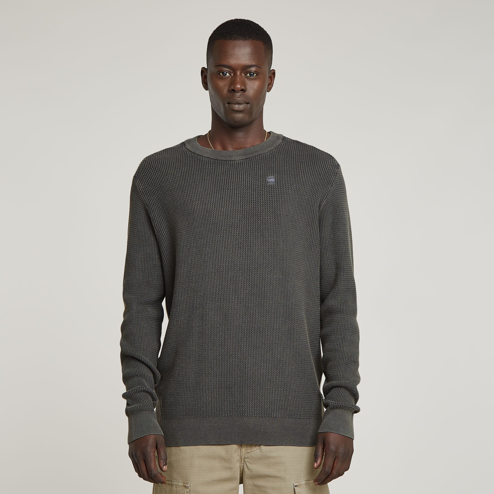 G-Star RAW Serrated Gebreide Trui - Grijs - Heren