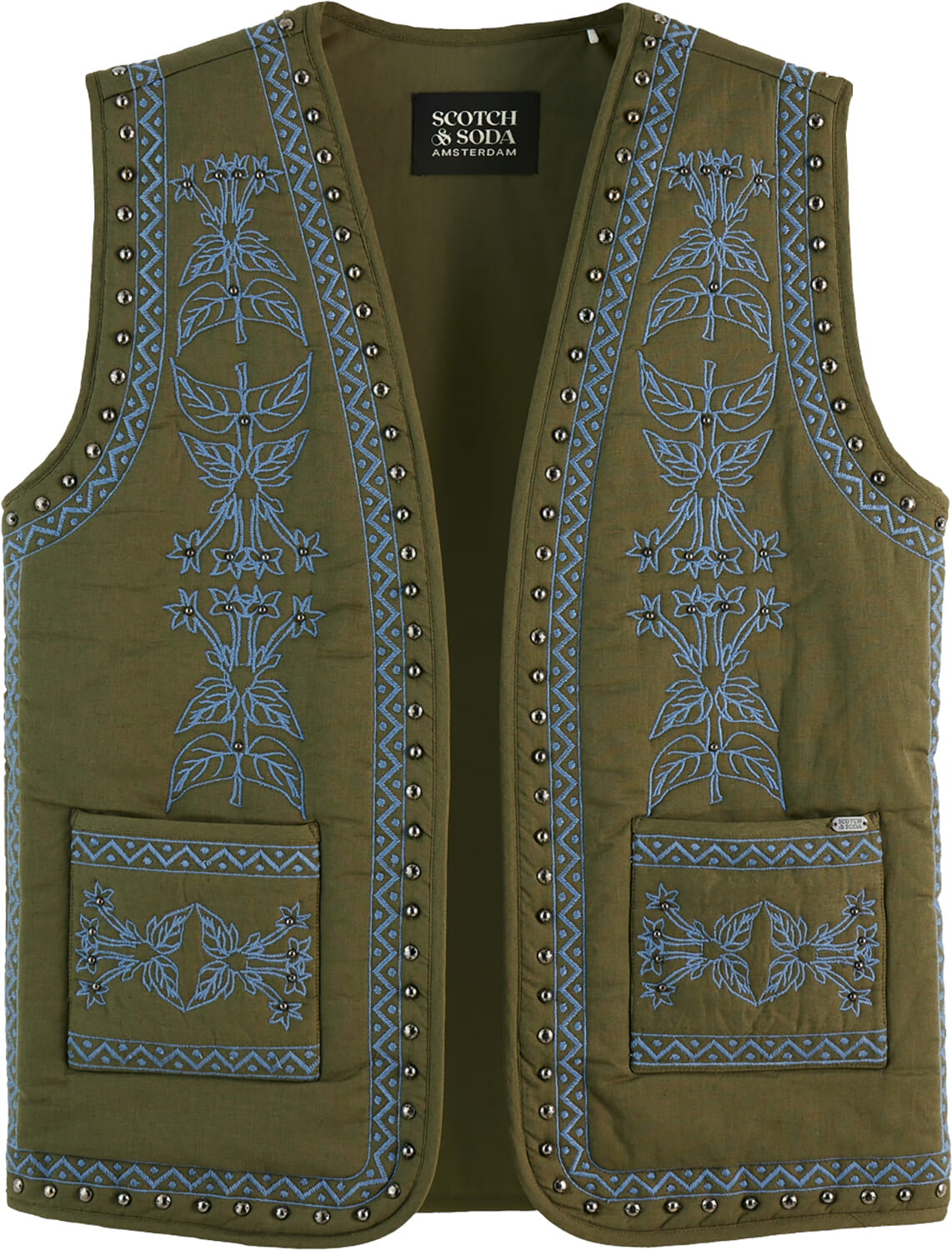 Scotch & Soda Gilet Groen dames