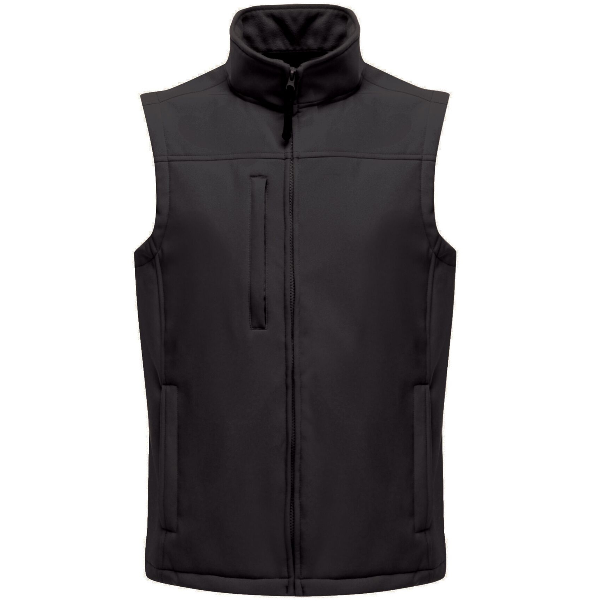 Regatta Heren Flux Softshell Bodywarmer / Mouwloos Jasje (Waterafstotend & Windbestendig) (Allemaal zwart)