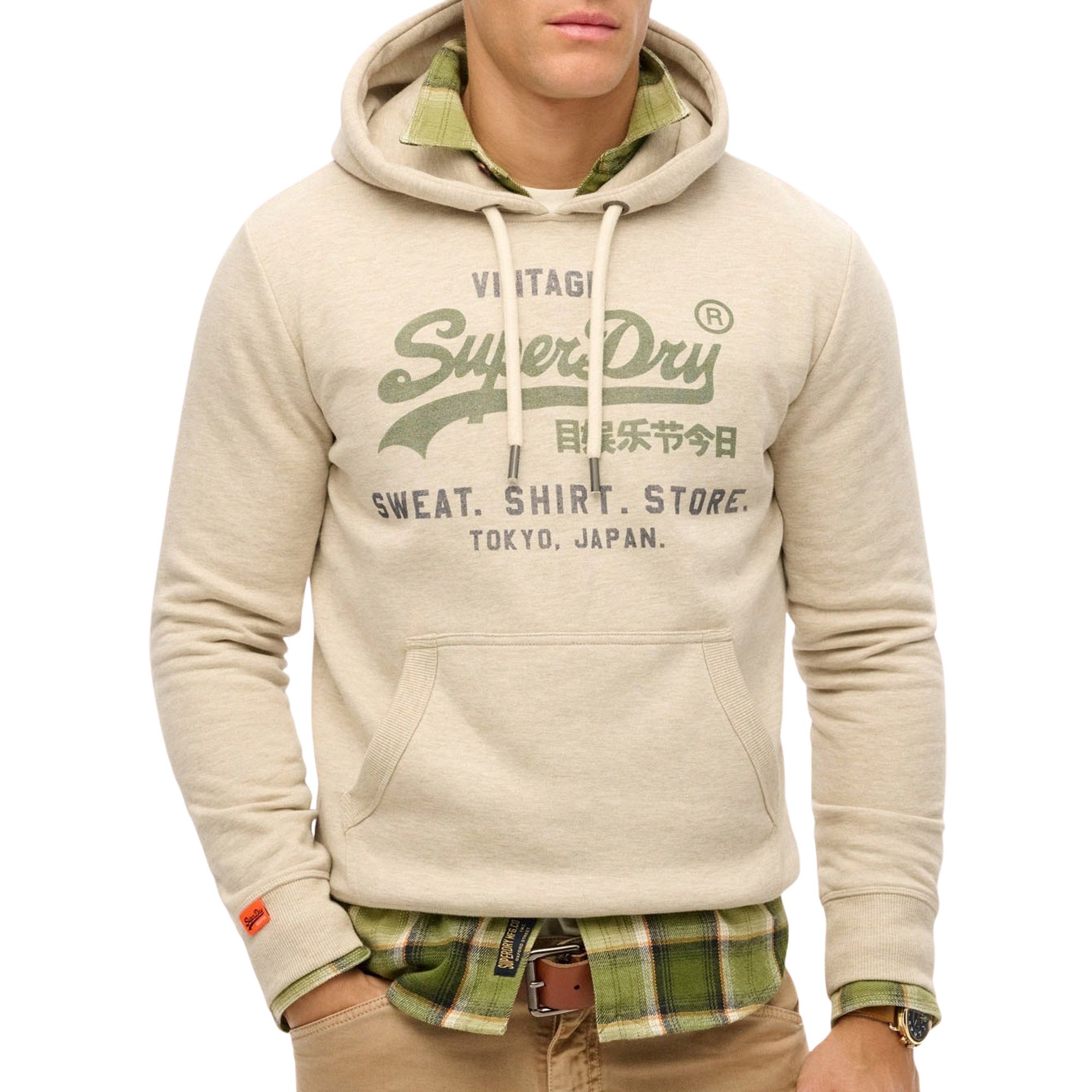 Superdry Vintage Logo Heritage Relaxed Hoodie Heren