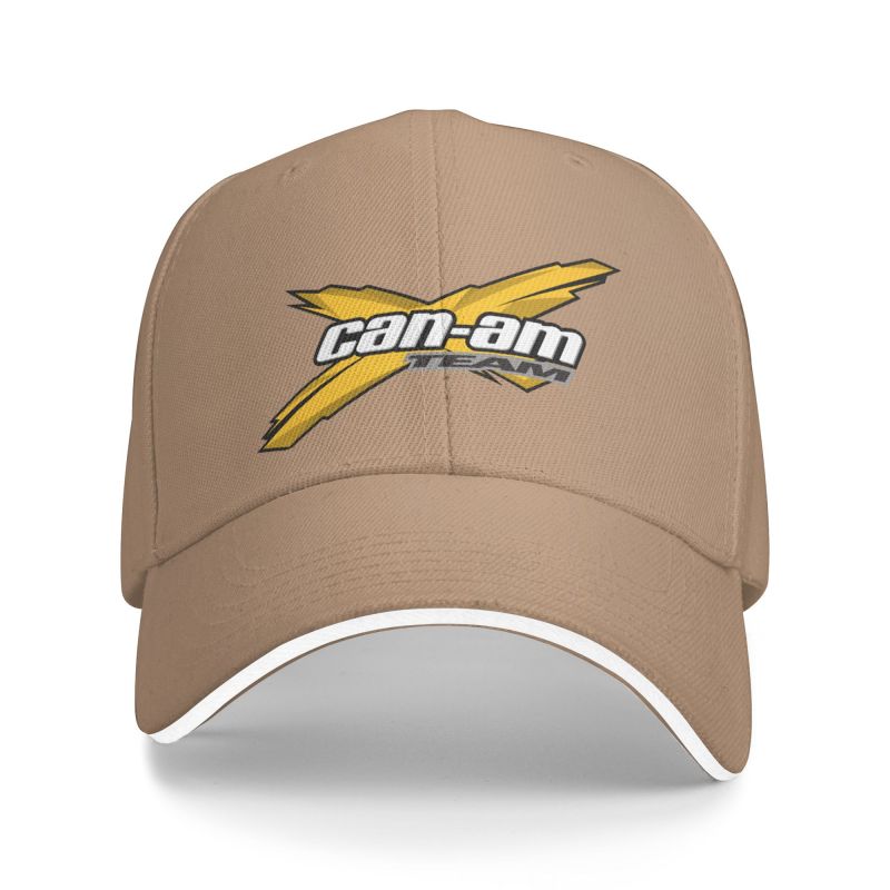 91421224MABLK3A4XG Aangepaste Can Am BRP Baseball Cap voor Mannen Vrouwen Ademende Motorfiets Dad Hat Sport Baseball Cap