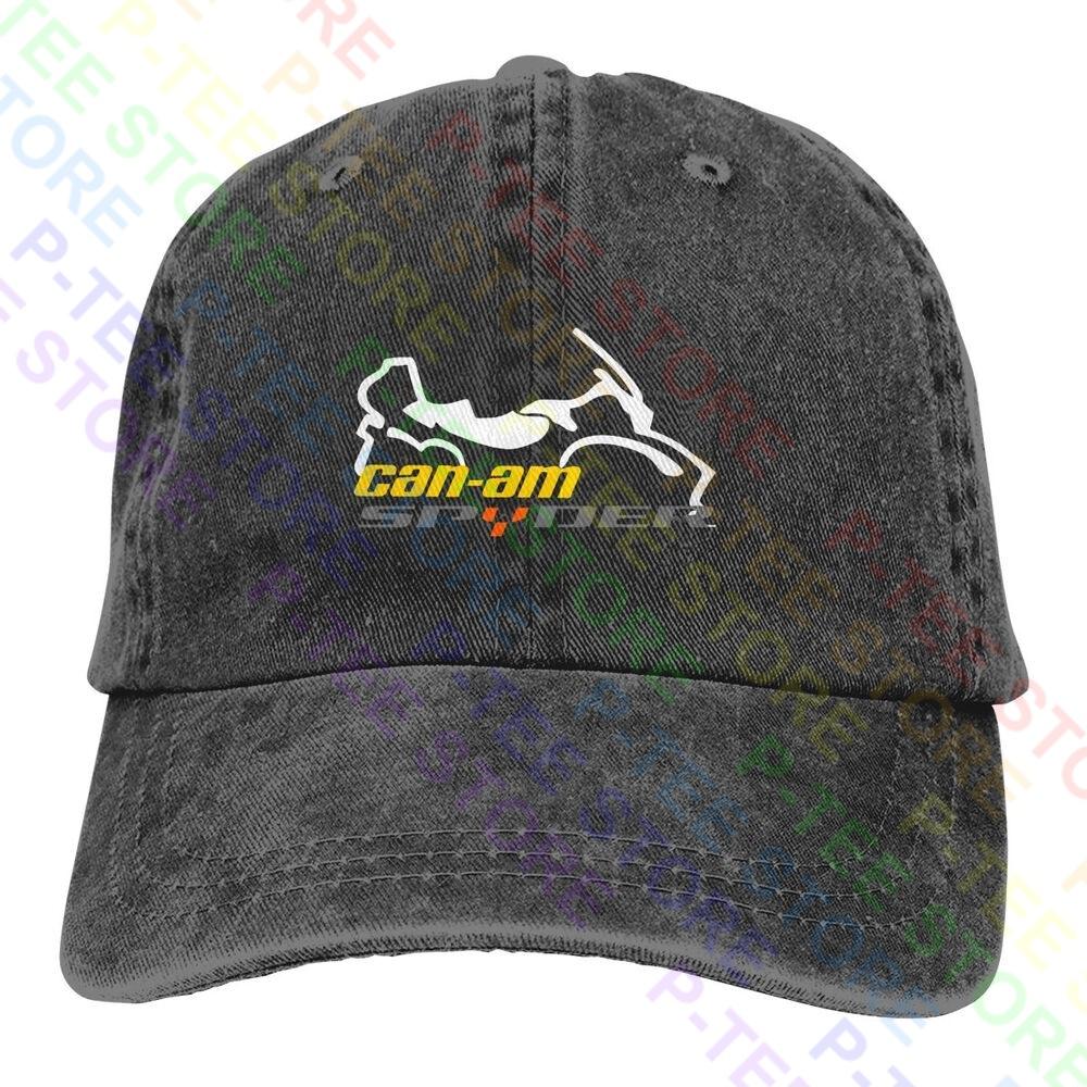 91341622MA8PNJ28X9 Brp Can-Am Spyder Roadster Motorfiets Logo Gewassen Denim Baseball Cap Trucker Hats Cool Hoge Kwaliteit Adjustable