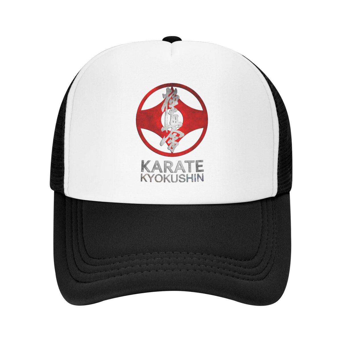 91460000MAC0FHAR19 Gepersonaliseerde Karate Kyokushin Baseball Cap WoUnisex Unisex Ademende Martial Arts Trucker Hat Outdoor Snapback Caps Zomerhoeden Trucker Hat