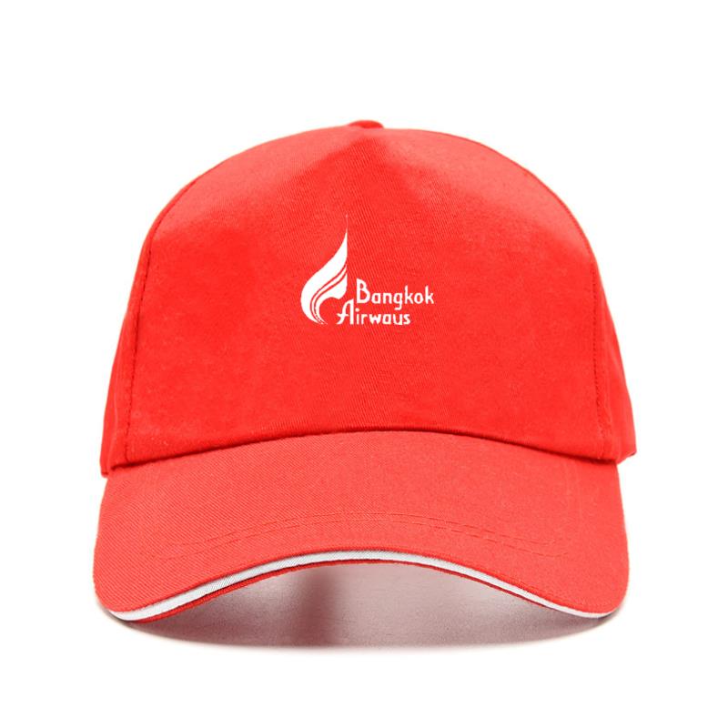 91530326MAC20BWG5P nieuwe pet hoed Bangkok Airways Wit Logo Thai Thailand Aviation Airline Rode Katoenen Baseball Cap