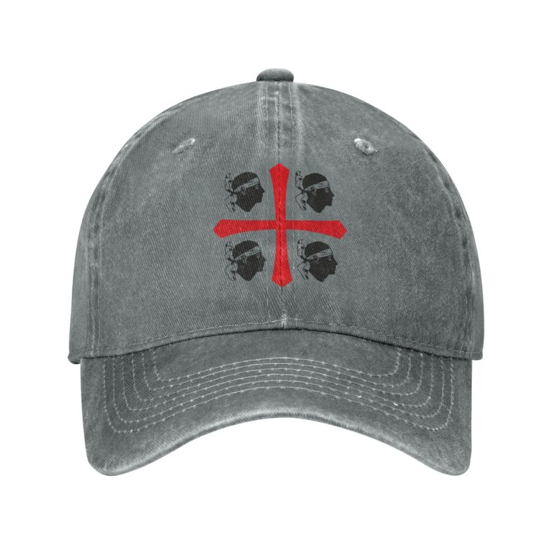 91510107MAC34WEG02 Aangepaste katoenen Sardegna-vlag Italië Italia Baseball Cap Wounisex unisex Ademende Italiaanse trots Dad Hat Sport Adult Baseball Cap
