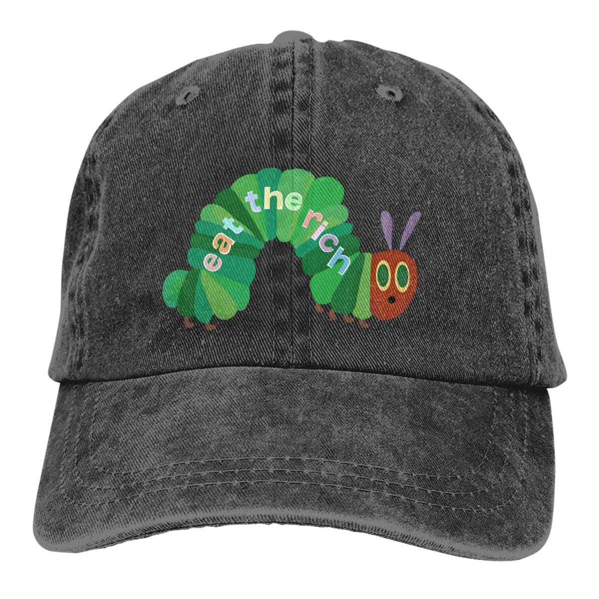 91421224MABNCF2A91 Eet de rijke hongerige rups honkbalpet unisex hoeden dames vizier bescherming snapback petten One Size