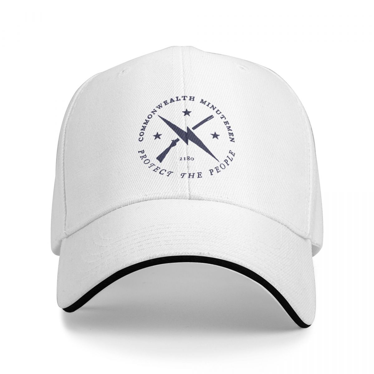 91460000MABYFHJN57 Commonwealth Minutemen Fallout Vault Boy Game Baseball Cap Unisex Hoeden Vrouwen Vizier Winddicht Snapback Caps one size